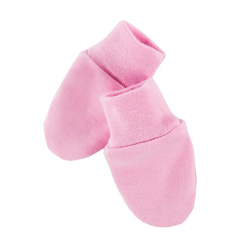 Baby-Kratzhandschuhe dunkelrosa