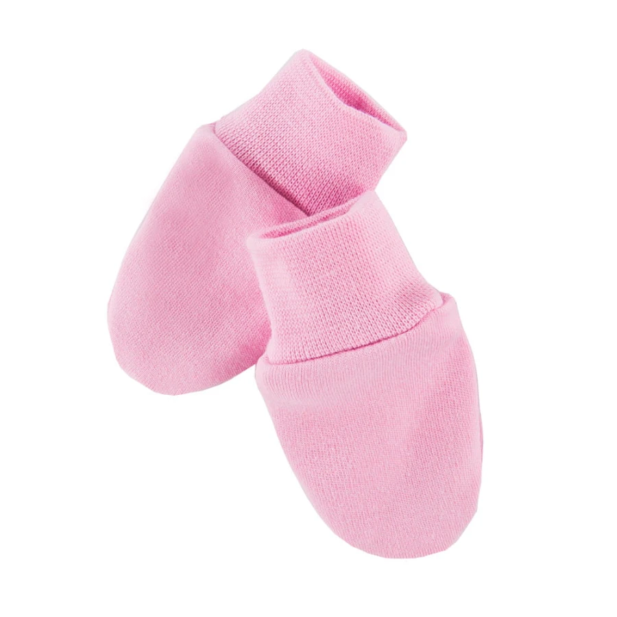 Baby-Kratzhandschuhe dunkelrosa
