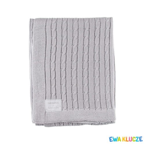 Bamboo blanket TRUE LOVE gray 75x100