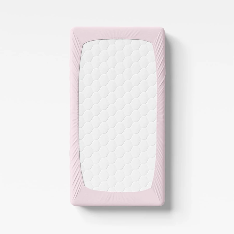 Kinder Spannbettlaken hellrosa