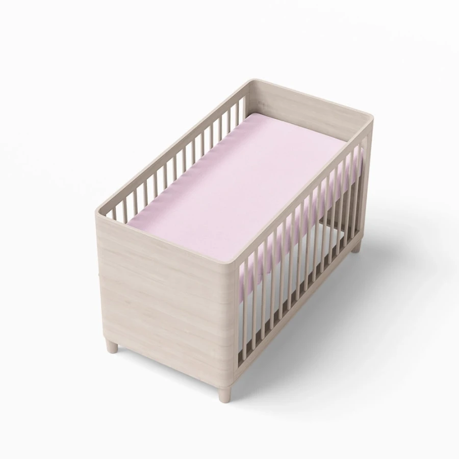 Frottee-Spannbettlaken rosa