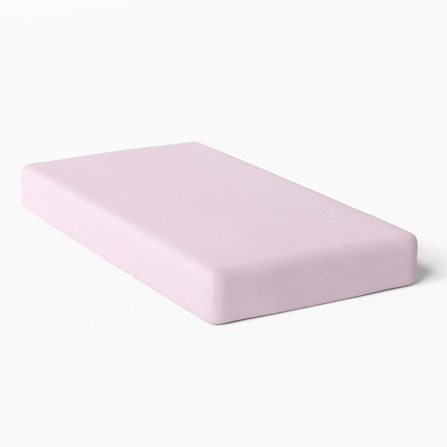 Frottee-Spannbettlaken rosa