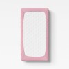 Frottee-Spannbettlaken rosa