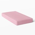 Frottee-Spannbettlaken rosa