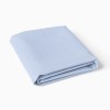 Blaues Frottee-Spannbettlaken