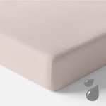 Wasserdichtes Spannbettlaken für Kinder, beige, 120 x 60