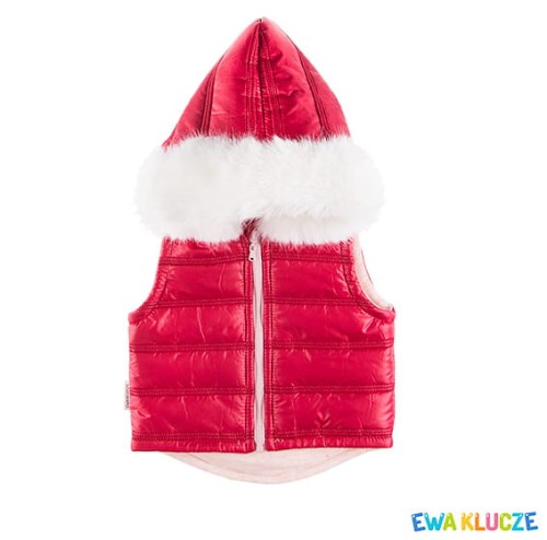 Gesteppte Weste mit Kapuze EMU bordeauxrot