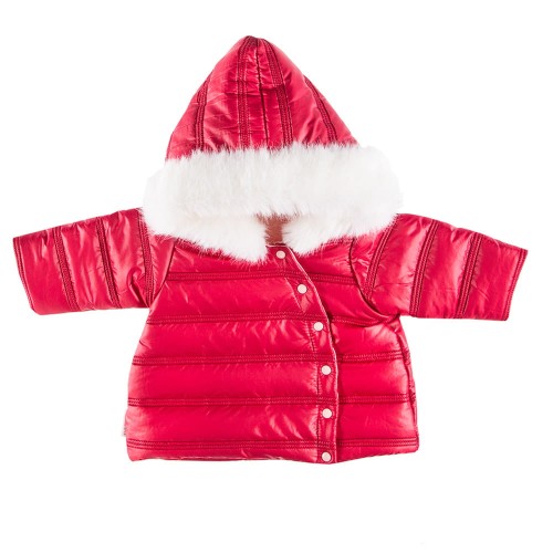 Gesteppte Jacke mit Kapuze EMU bordeauxrot