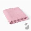 Wasserdichtes Spannbettlaken aus Frottee rosa
