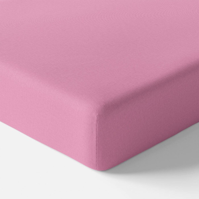 Kinder Spannbettlaken aus Baumwolle, rosa