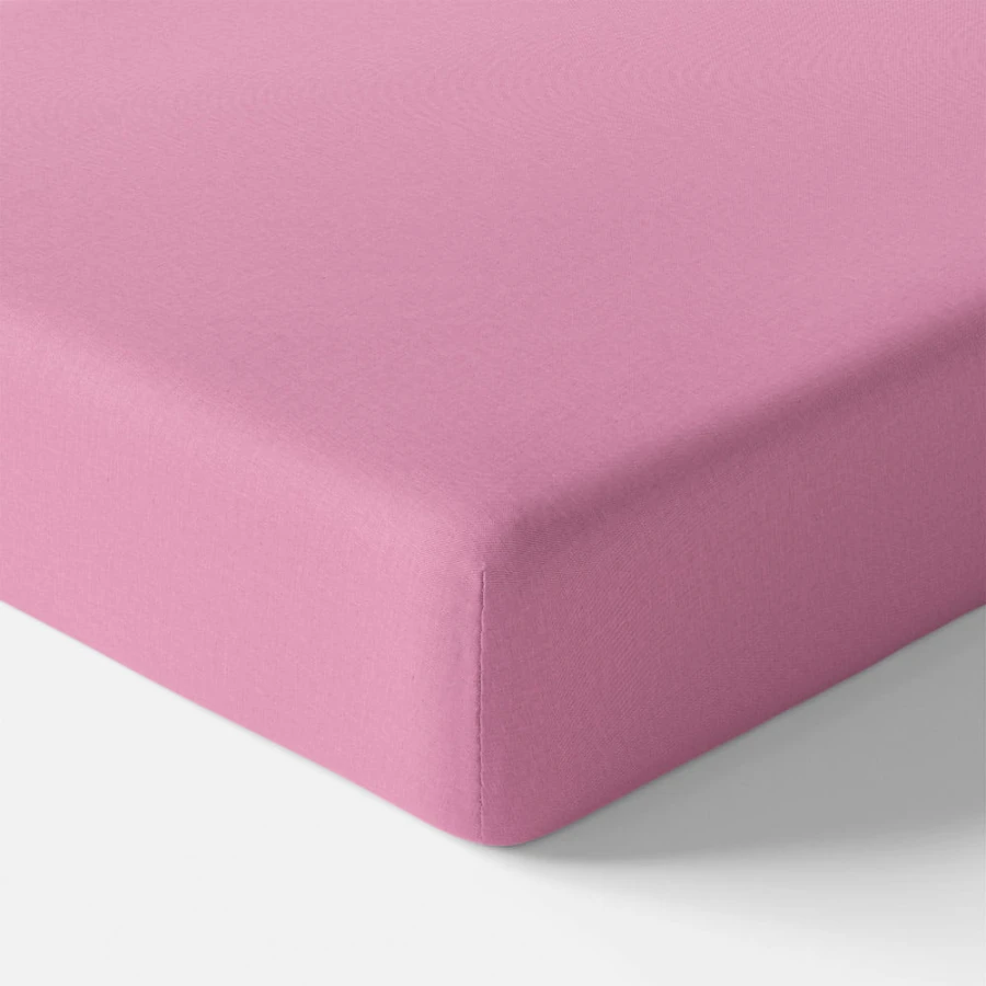 Kinder Spannbettlaken aus Baumwolle, rosa