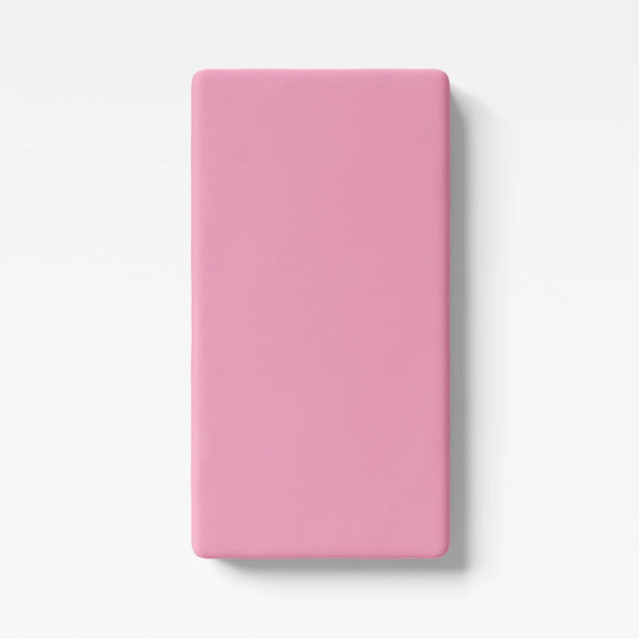 Kinder Spannbettlaken aus Baumwolle, rosa