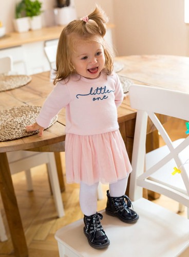 Kleid mit Tüll EMU rosa