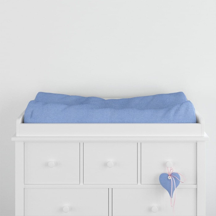 Dunkle blaue Wickelauflagenbezug 50x70