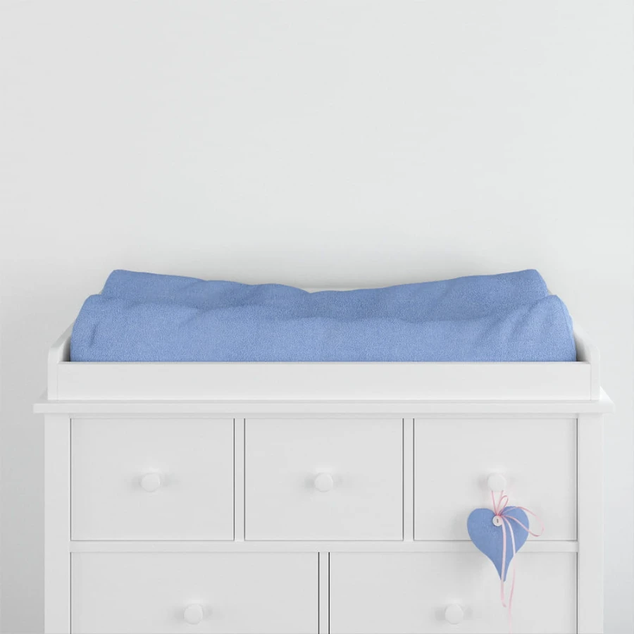 Dunkle blaue Wickelauflagenbezug 50x70
