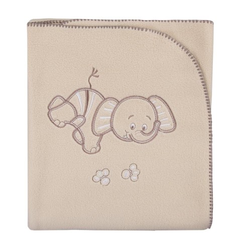 Beigefarbene POLAR-Decke