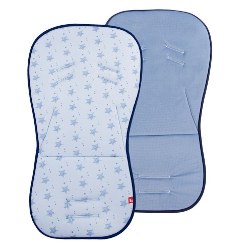 Einlage für Kinderwagen blau/Sterne