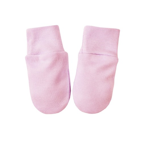 Babyhandschuhe mit Kratzhandschuh, rosa