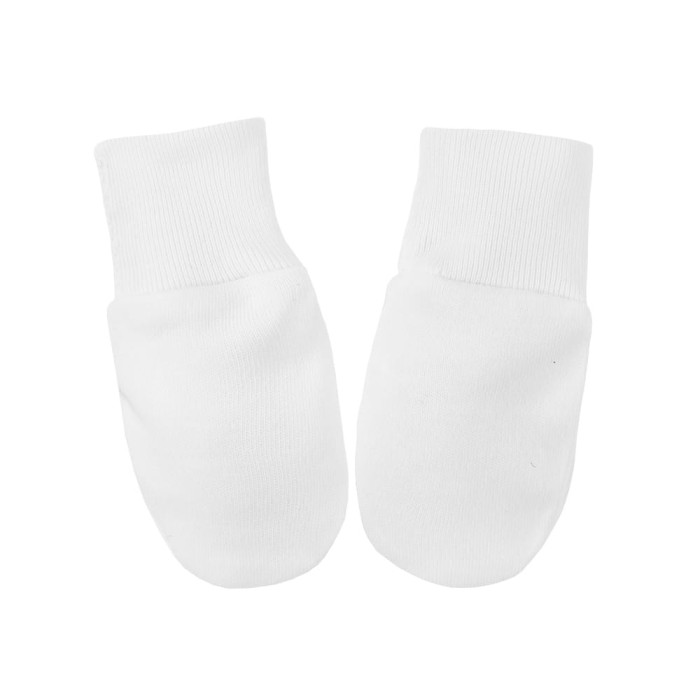 Babyhandschuhe, Kratzhandschuh, weiß