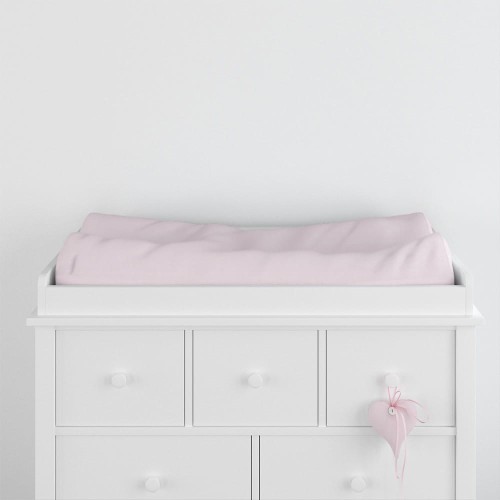 Baumwoll-Wickelauflagenbezug 50 x 70, hellrosa