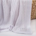 Bamboo blanket EEVI braid white