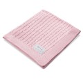 Bamboo blanket EEVI braid light pink