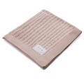 Bambusdecke mit Zopfmuster EEVI beige