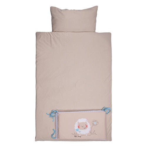 Bedding for children beige with a cute sheep<br><br>