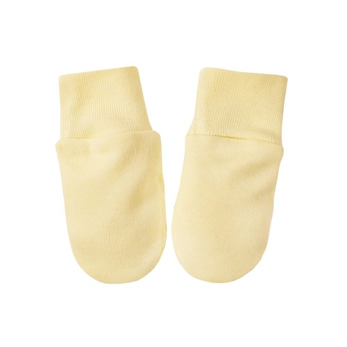 Babyhandschuhe, Kratzhandschuh, gelb