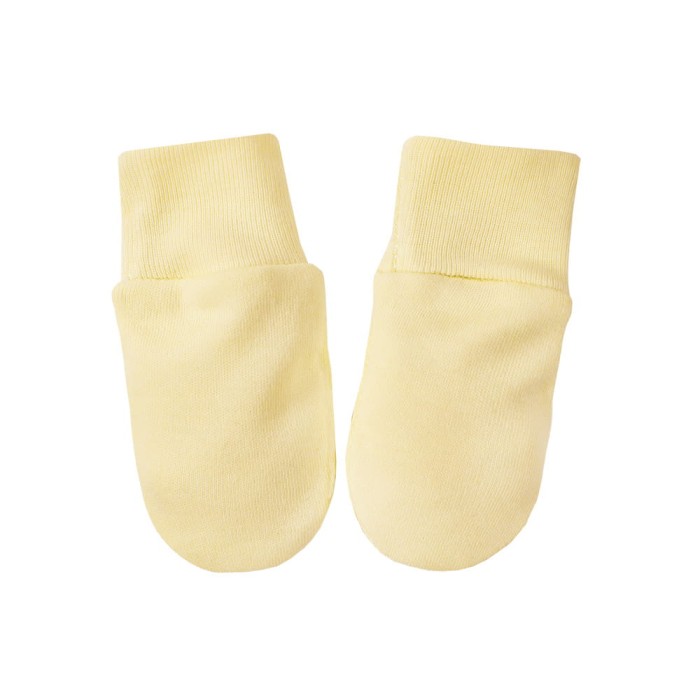 Babyhandschuhe, Kratzhandschuh, gelb