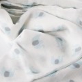White bamboo wrap with teddies 120x120cm