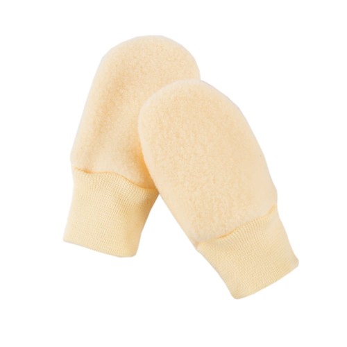 Fleece-Handschuhe für Babys, gelb