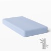 Wasserdichtes Bambus-Babybettlaken, blau