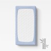 Wasserdichtes Bambus-Babybettlaken, blau