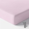 Wasserdichtes Bambus-Babybettlaken, rosa