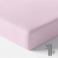 Wasserdichtes Bambus-Babybettlaken, rosa