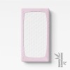 Wasserdichtes Bambus-Babybettlaken, rosa