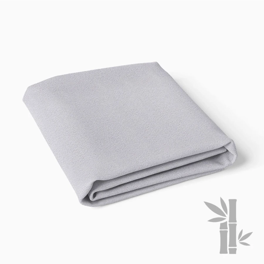 Wasserdichtes Bambus-Baby-Spannbetttuch, grau