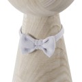 Baby bow-tie light gray