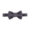 Elegante, glatte Kinderfliege in Graphit