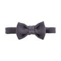 Elegante, glatte Kinderfliege in Graphit