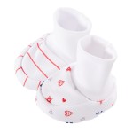 Babyschuhe 0-3 Monate 2er-Pack weiß
