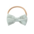 Headband with a bow green