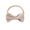 Kinderstirnband mit Schleife, beige
