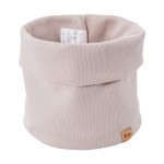 Beiger Kinder-Schal mit Streifen