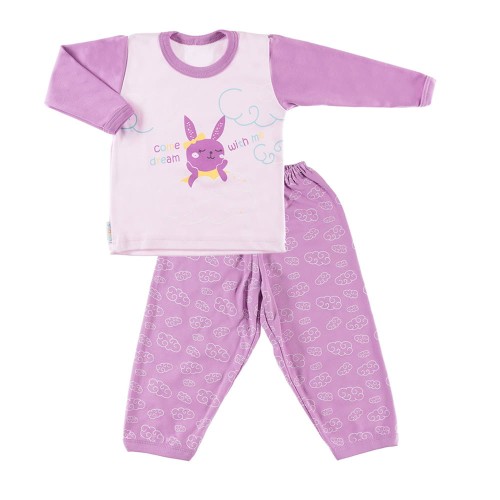 Kinderpyjama LITTLE MOON violett
