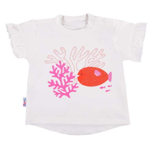T-shirt CORAL REEF white
