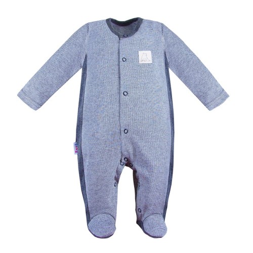 Sleepsuit striped UNIQUE navy blue 074
